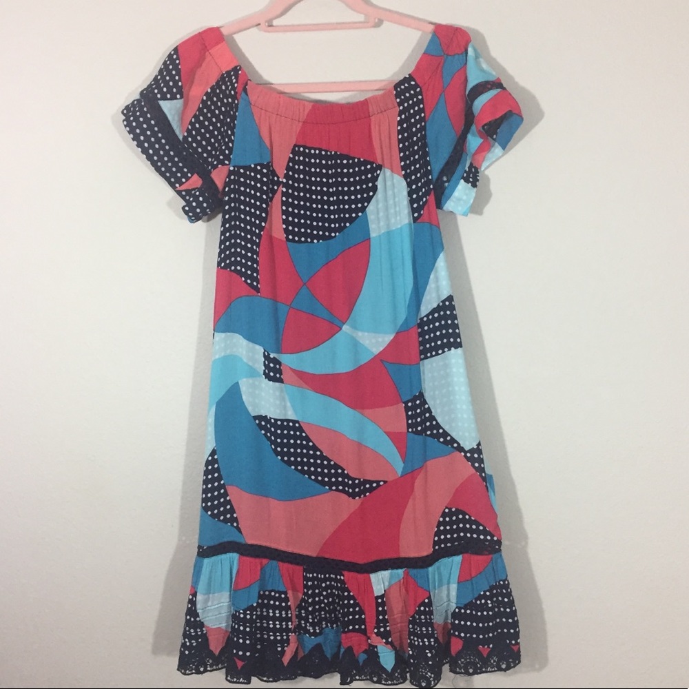 Off the Shoulder Ruffle Dress size small - Picture 3 of 5